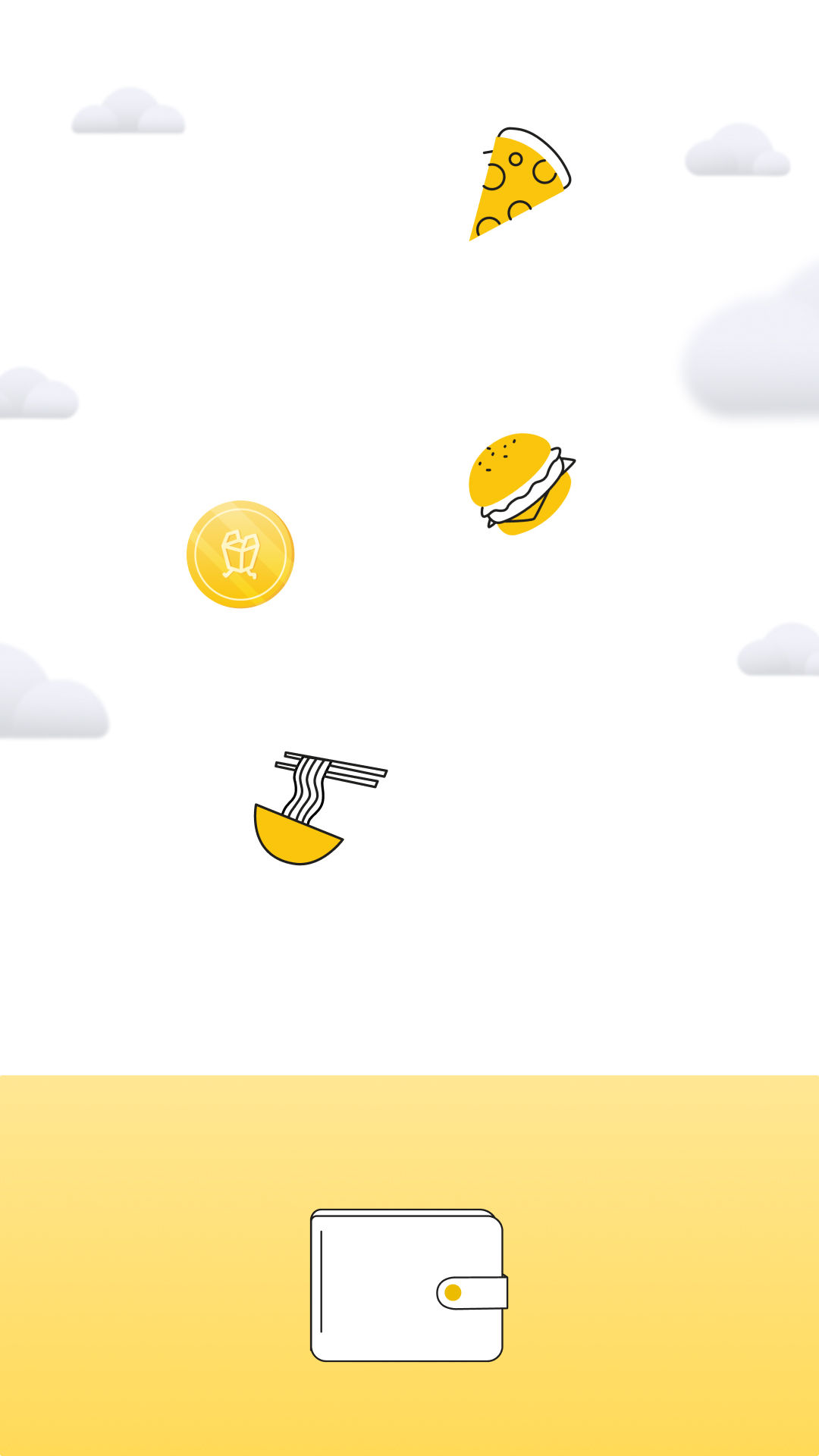 Mishloha gameplay screen with falling collectible items